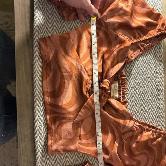 Altar'd State Rust Swirl Crop Top - Picture 4 of 8